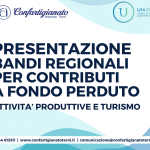 PRESENTAZIONE BANDI REGIONALI PER CONTRIBUTI A FONDO PERDUTO E BANDO CCIAA UMBRIA PER CONTRIBUIRE IN CONTO INTERESSI SU FINANZIAMENTI BANCARI